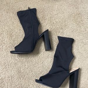 Short bootie heels